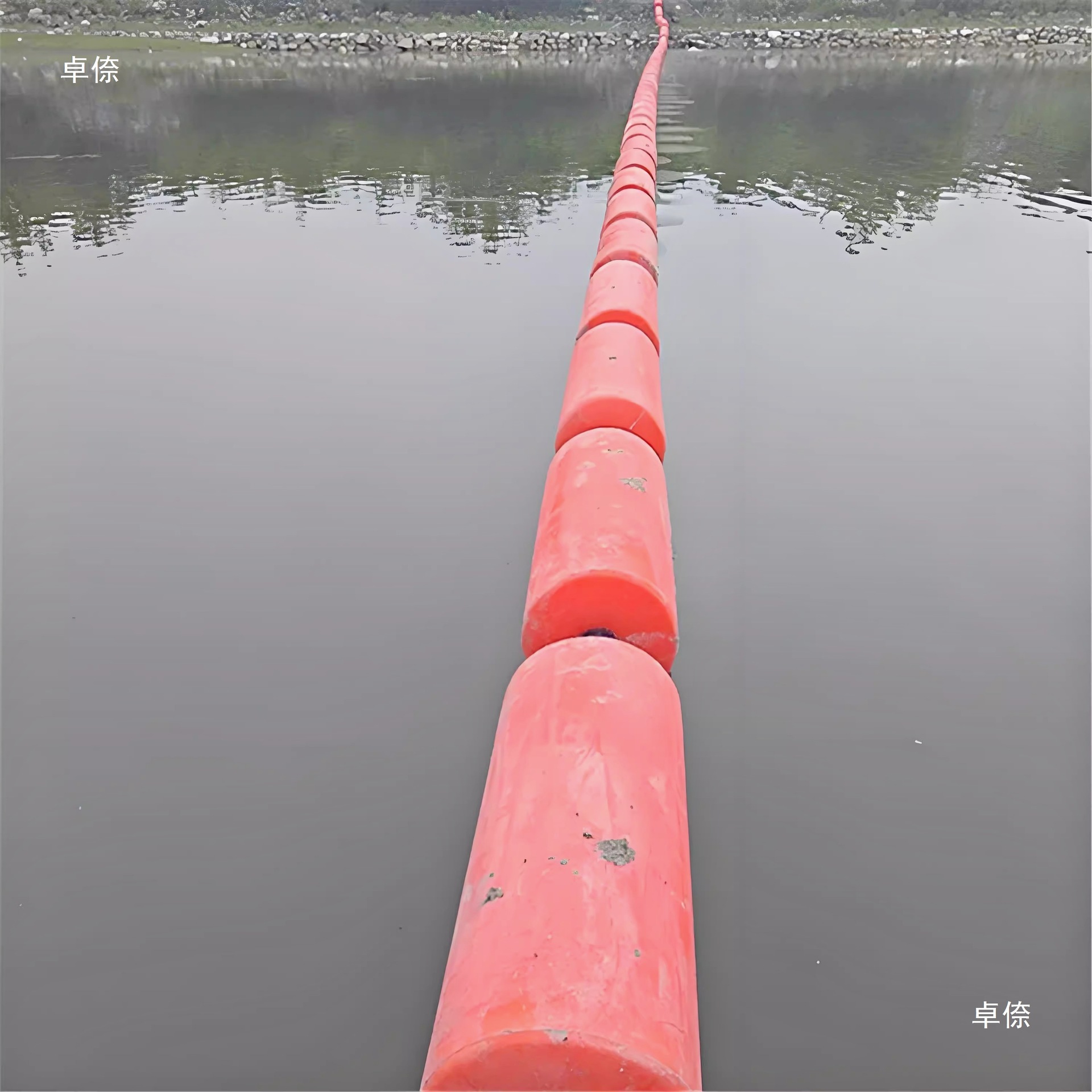 Marine Sand Pumping and Oil Pipeline Floating Pontoon, Water Dredging and Dredging Pipe Floating Body, River Sewage and Garbage Blocking Floating Pontoon