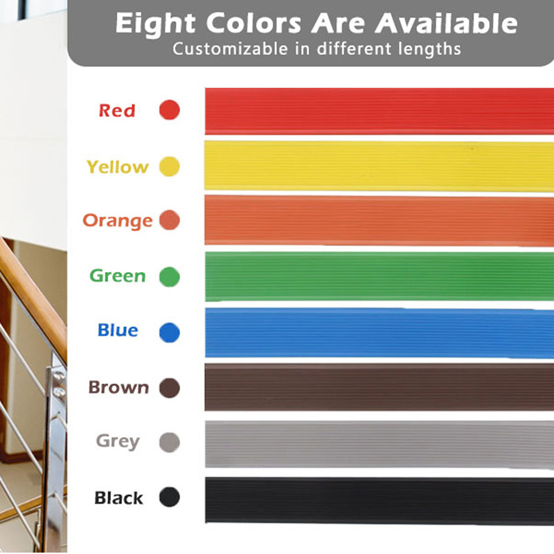 Prandtte Tiled Stair Anti-Slip Strip Step Step Self-Adhesive Anti-Slip Strip Thickened Household Outdoor Anti-Slip Strip