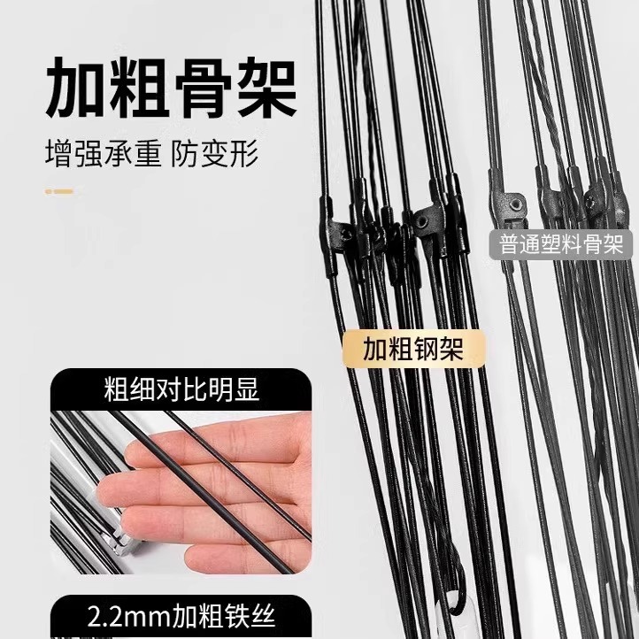 Shrimp Cage Fishing Net Shrimp Catching Net Fishing Cage Lobster Net Thickened Umbrella-Shaped Crab Eel Loach Cage Hand-Thrown Fishing Gear Fish Net