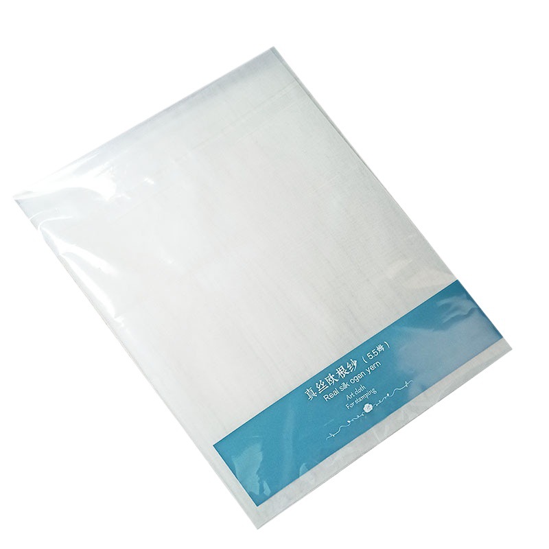 floral fabric silk organza/silk gauze white multicolor fabric floral perm silk floral material/sized