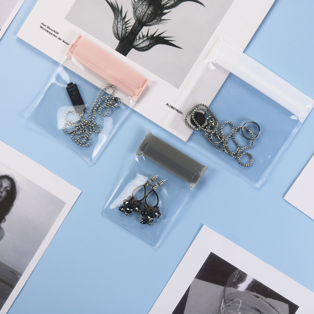 экологичный антиоксидантный пакет из ЭВА для серег и ожерелий, портативная прозрачная сумка для хранения ювелирных изделий