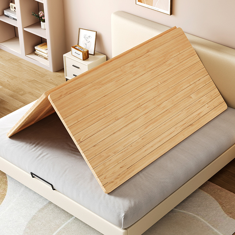 [All Solid Wood] Waist Protection Bed Board Skeleton Wood Board Hard Board Mattress Folding Soft Bed Hardening Waist Protection Spine Protection Artifact