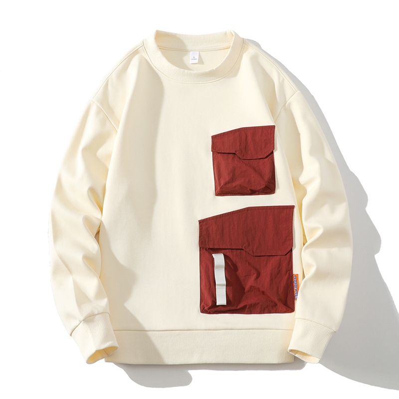 Cross-border wholesale cross-border wholesale men's sweater Spring and Autumn new fashion brand round neck printed long sleeve T one-piece delivery