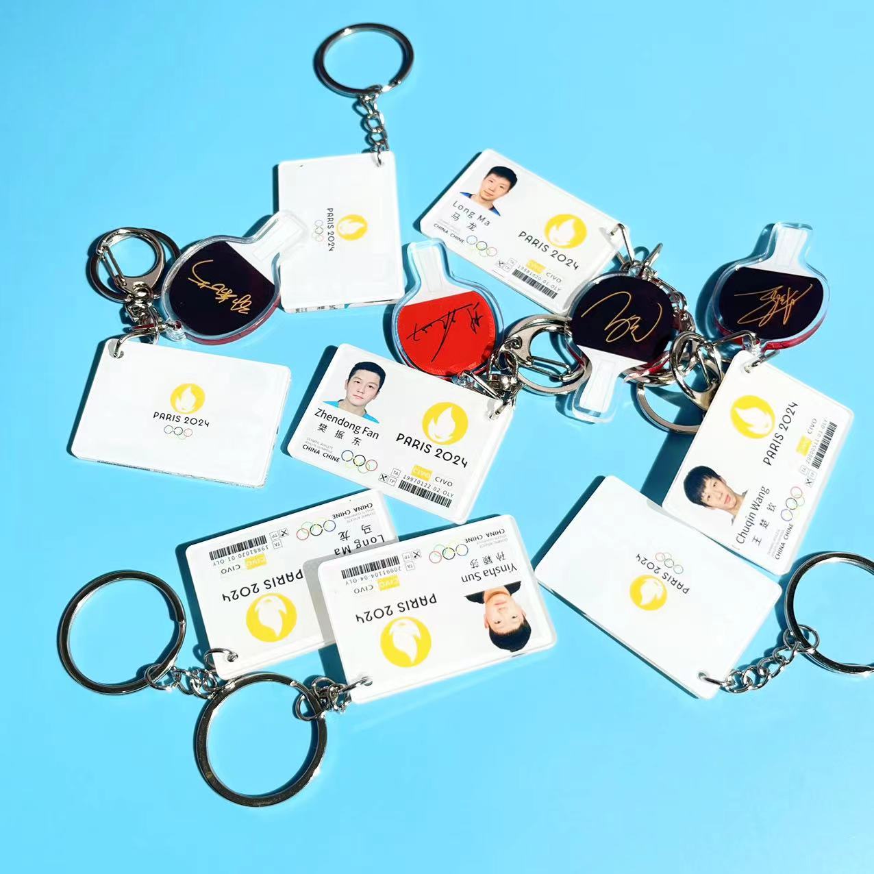 Ключница настольного тенниса, подвеска, украшение, аксессуары для сумок, модные элементы