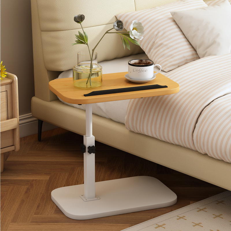 Adjustable and Rotatable Bedside Table, Movable Storage Rack, Sofa Side Table, Simple Small Coffee Table, Reading Desk