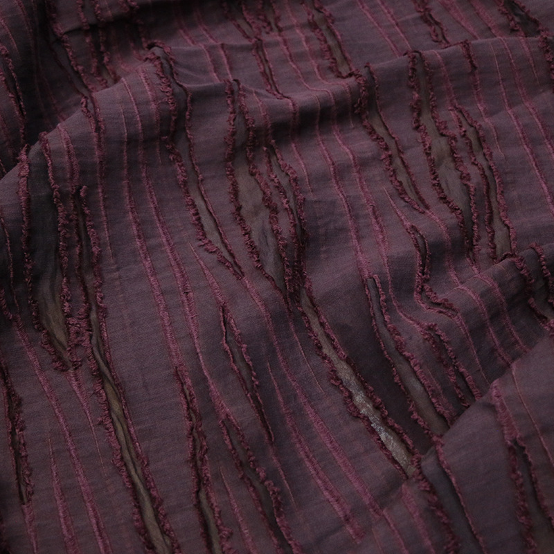 Silk Linen Cut Flower Silk Old Material Dulo Fabric Vintage Silk Non-Legacy Fragrant Cloud Yarn Hanfu Niche Designer Fabric