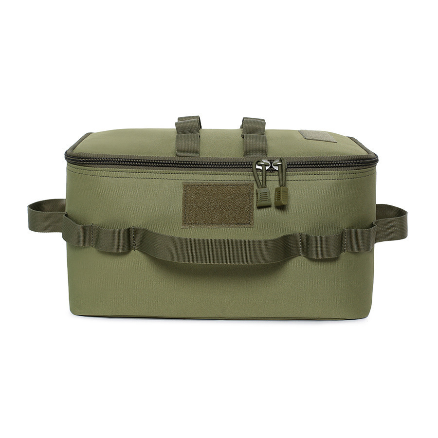 Outdoor Multifunctional Tactical Bag, Anti-Collision Picnic Bag, Ice Bag, Cassette Stove Cosmetics Bag, Picnic Camping Style Tactical Cosmetics Bag