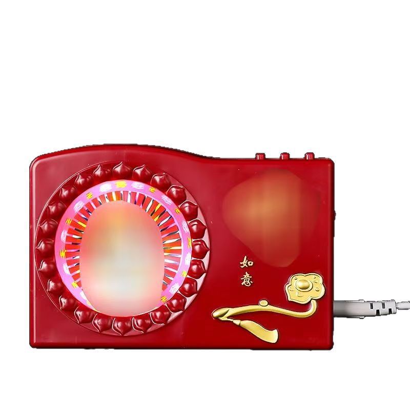 New Model of Home Turntable with Rotating Flashing Colorful Lights, Three-Dimensional Gradient Lights, Comes with Plug-In Voltage Stabilizer 62-in-1