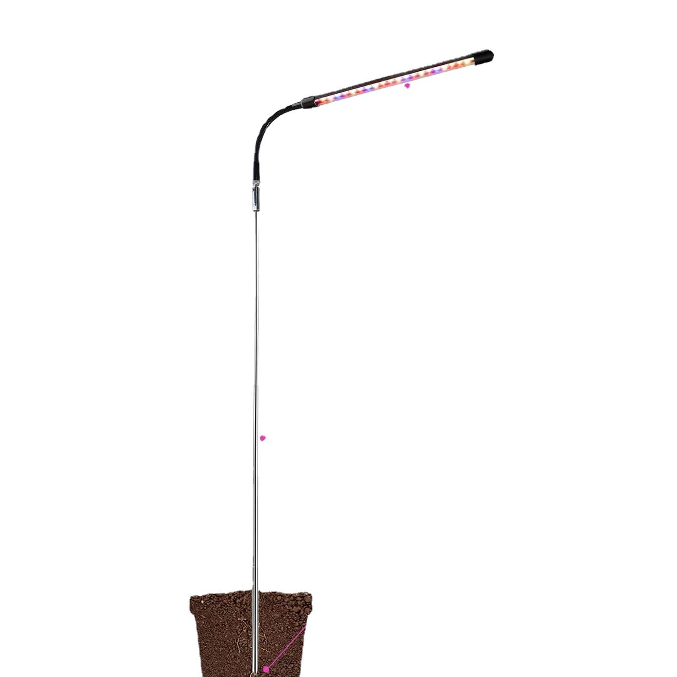 New Plug-In T5 Lamp Led Plant Growth Lamp Full Spectrum USB Succulent Fill Light Plug-In Lamp Dimming