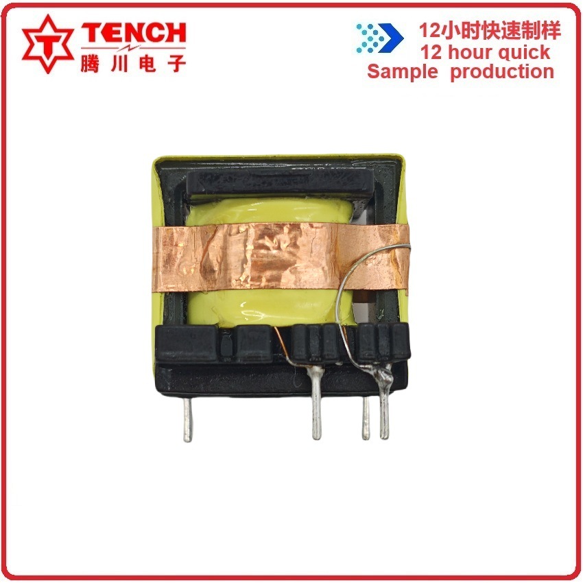 Ee1910 Skeleton 4+4 High Frequency Transformer Ee1929 Vertical Plug Widened Led Driver Safety Certification