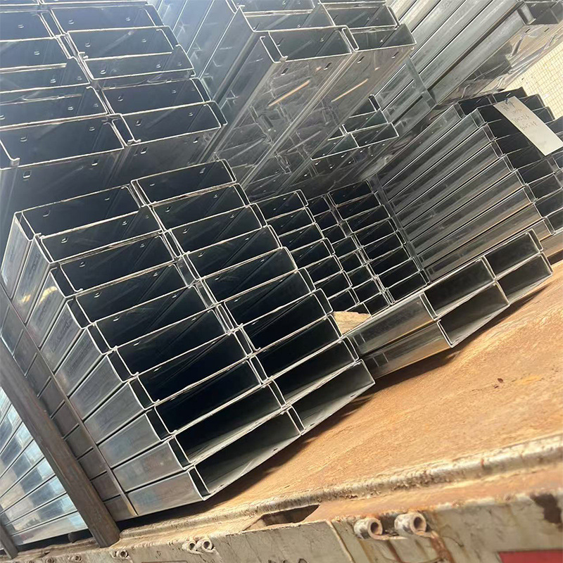 Galvanized C-Shaped Steel Q235B Photovoltaic Bracket Zinc Aluminum Magnesium Hot-Dip Galvanized Bracket Accessories One-Stop Photovoltaic Engineering Steel