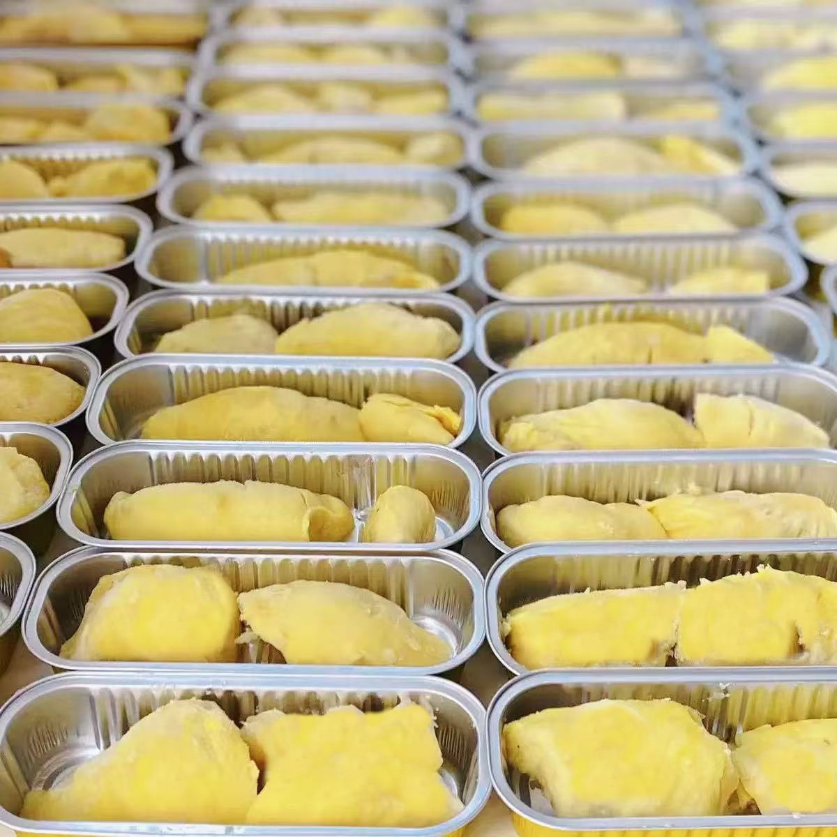Wholesale Dropshipping of Thai Golden Pillow Frozen Durian Pulp Seedless Roasted Durian Small Gold Bars for Supermarket Stalls