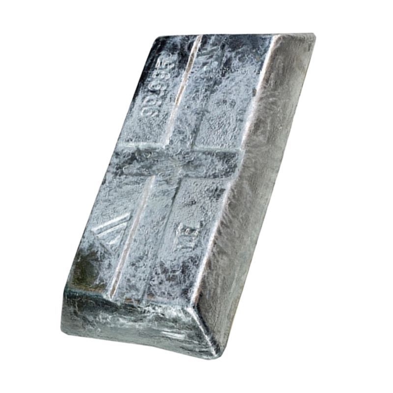 No. 0 Zinc Ingot Electroplated Electrolytic Zinc 99.995% Content Metal Galvanized Anti-Rust Huludao Zinc Ingot