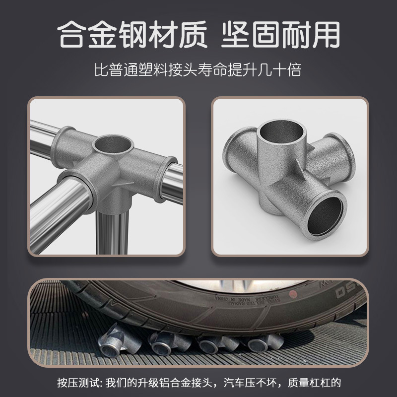 Simple Wardrobe Home Bedroom Modern Simple Economical Cloth Wardrobe Steel Tube Bold Wardrobe Storage for Rental Room