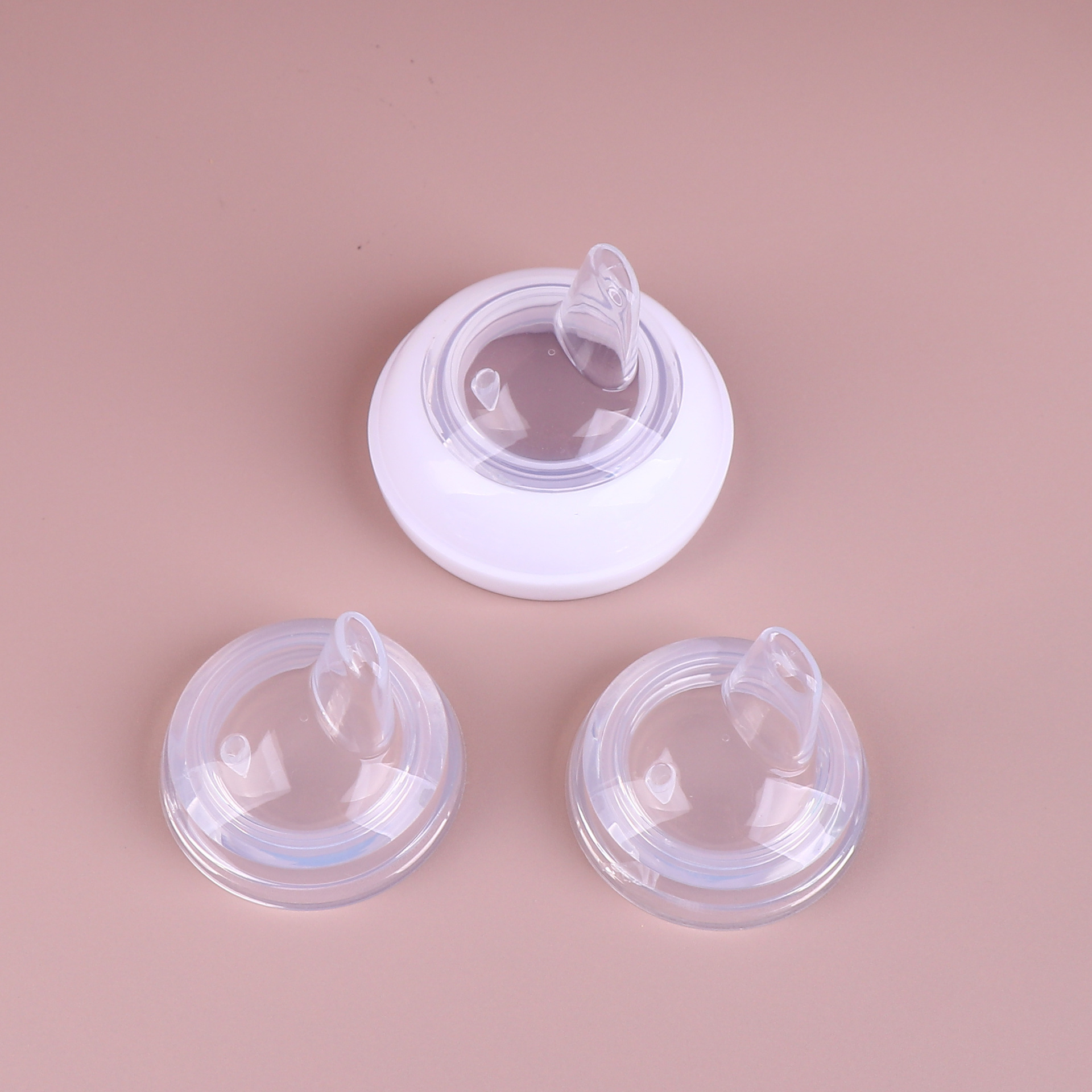 Suitable for new, AN/Yi Natural Natural wide mouth feeding bottle accessories drinking nipple duckbill replacement