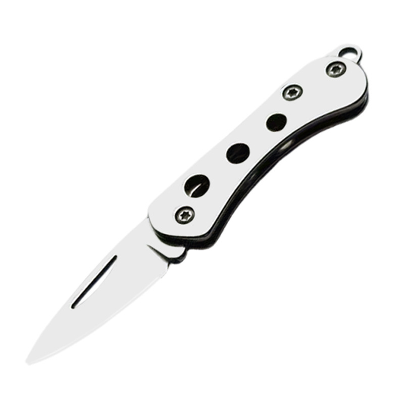 Cross-border Thickened Outdoor Folding Knife Portable Mini Express Knife Stainless Steel Camping Knife Household Fruit Knife