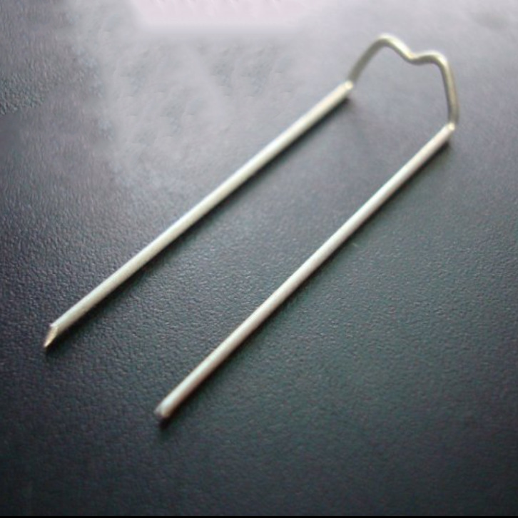 Спот цветок зеленое растение M-образная игла U-образная немецкая игла, мох фиксированный венок, изготовление скульптуры дерева M-образная игла