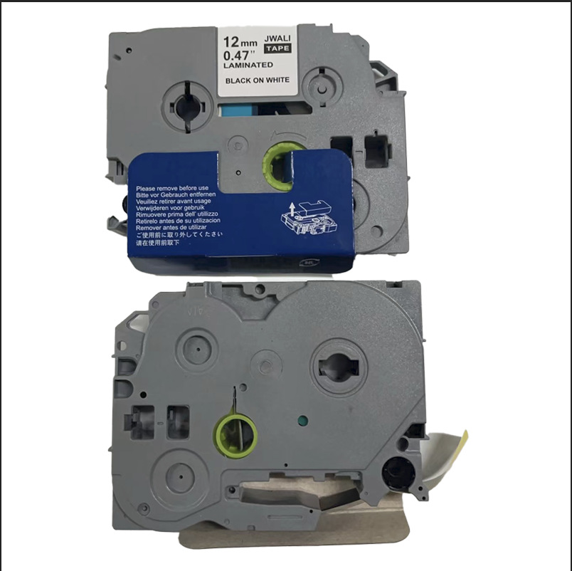 Warp and Weft domestic brother label ribbon TZE231 Heat Shrinkable tube hot stamping strong adhesive transfer label ribbon