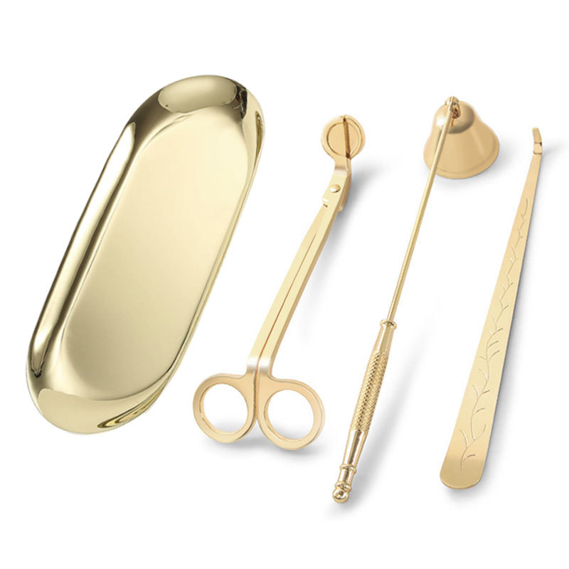 Manufacturer's Ready-Made Scented Candle Scissors Tool Set to Extinguish Candle Scissors Candle Wick Scissors Candle Extinguisher