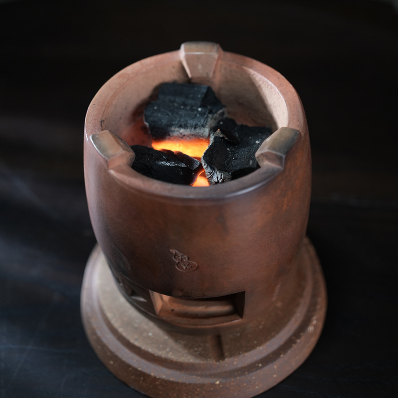 Chaozhou Secondary Charcoal Stove, Fully Handmade Red Clay Charcoal Stove, Vintage Style Stove, Gongfu Tea Charcoal Stove, Wholesale Orders Please Message Privately