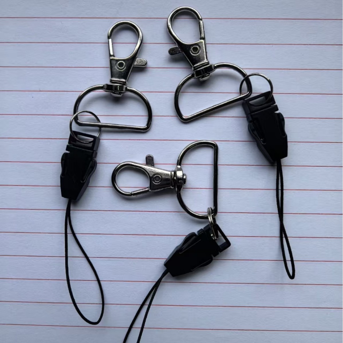 Manufacturer's Ready-Made Dog Buckle + Aircraft Buckle, Landmine Buckle, Webbing Buckle, Lanyard Hardware Buckle, Key Chain, Mobile Phone Rope Buckle