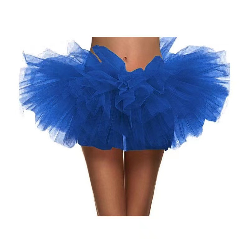 Cross-border Amazon TUTU mesh skirt European and American adult tutu skirt skirt cake skirt adult five-layer mesh skirt