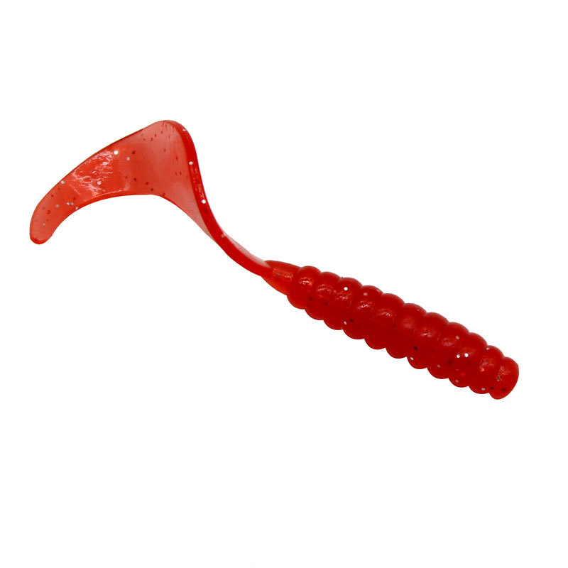 Factory wholesale Luya Soft Bait Tail fake bait bionic soft worm 3.5cm micro single tail soft maggots