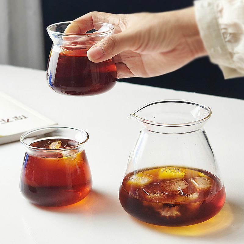 High Temperature Resistant Glass Sensory Cup Hand Brewing Tasting Cup Fair Cup Scent Cup Coffee Sharing Pot Ice American Coffee Cup