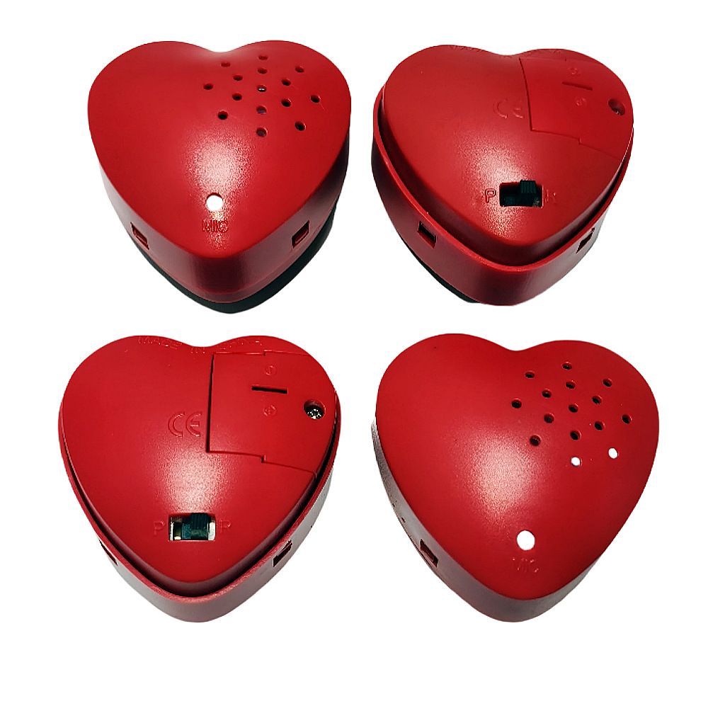 Розничная продажа, коробка для записи в форме сердца, плюшевая игрушка, электронные аксессуары, звукозаписывающее устройство