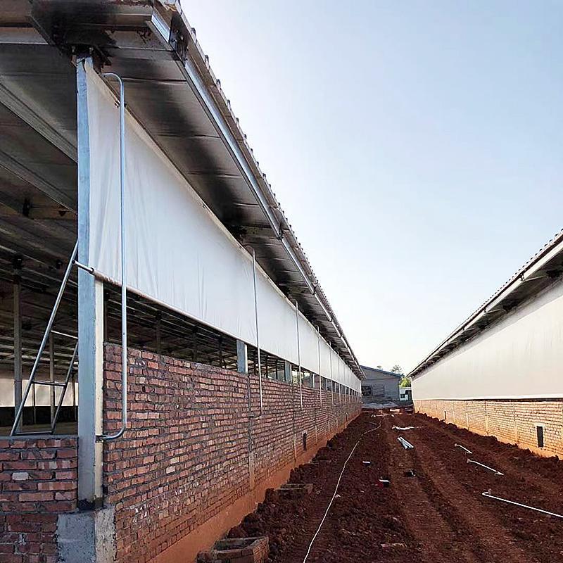 Farm cloth pig farm sheep shed cattle shed white thermal insulation cold-proof livestock cloth lifting PE windproof cloth