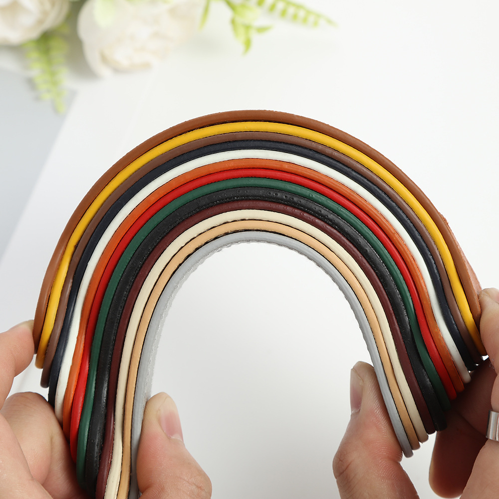 Handle Leather Handbag Pu Handle Mid-Autumn Festival Packaging Box Leather Handbag Leather Handle Leather Handbag