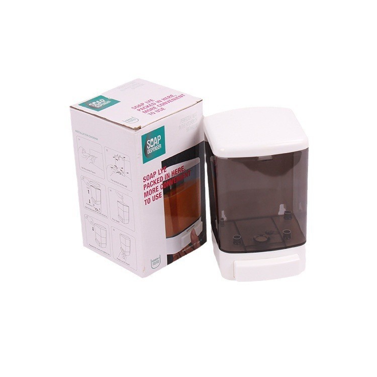 Manual 1000ml Large-Capacity Wall-Mounted Soap Dispenser Plastic Single-Head Soap Dispenser Hotel Hot Model 9080