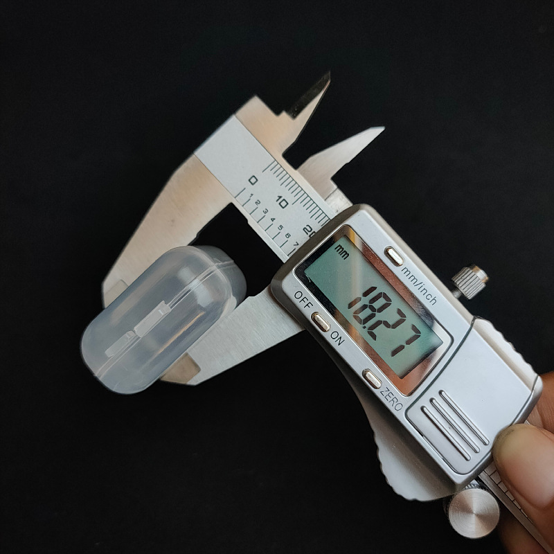 3.5 Plastic Small Square Box Earplug Box Anti-Noise Pp Two-Lid Small Square Box Mini Small Box with Lid Small Plastic Box Storage