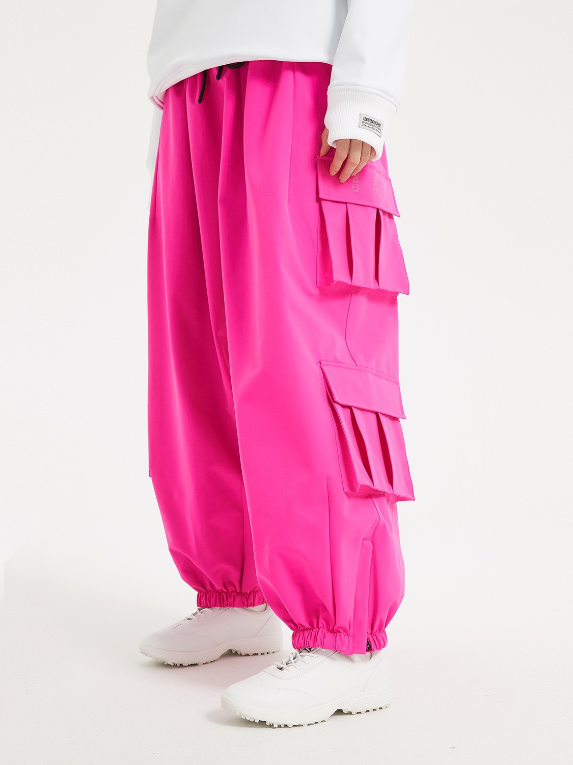 Snowbit Outdoor 3L plus size Snowboard Pants for Men and Women Loose Thickened Warm Waterproof Breathable