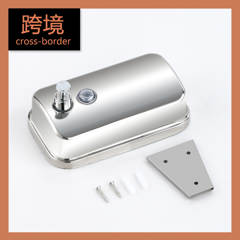 304 stainless steel soap dispenser wall-mounted bathroom kitchen soap box hotel restaurant hand sanitizer bottle