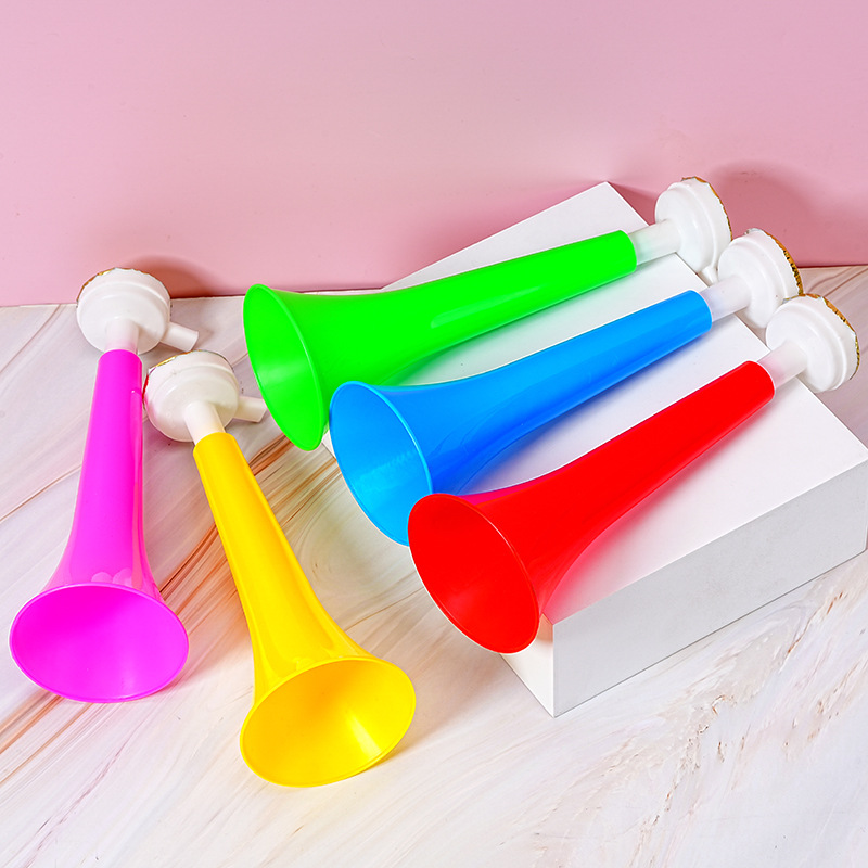 A big horn sports cheer horn toy world cup football fans cheer vuvuzela horn wholesale