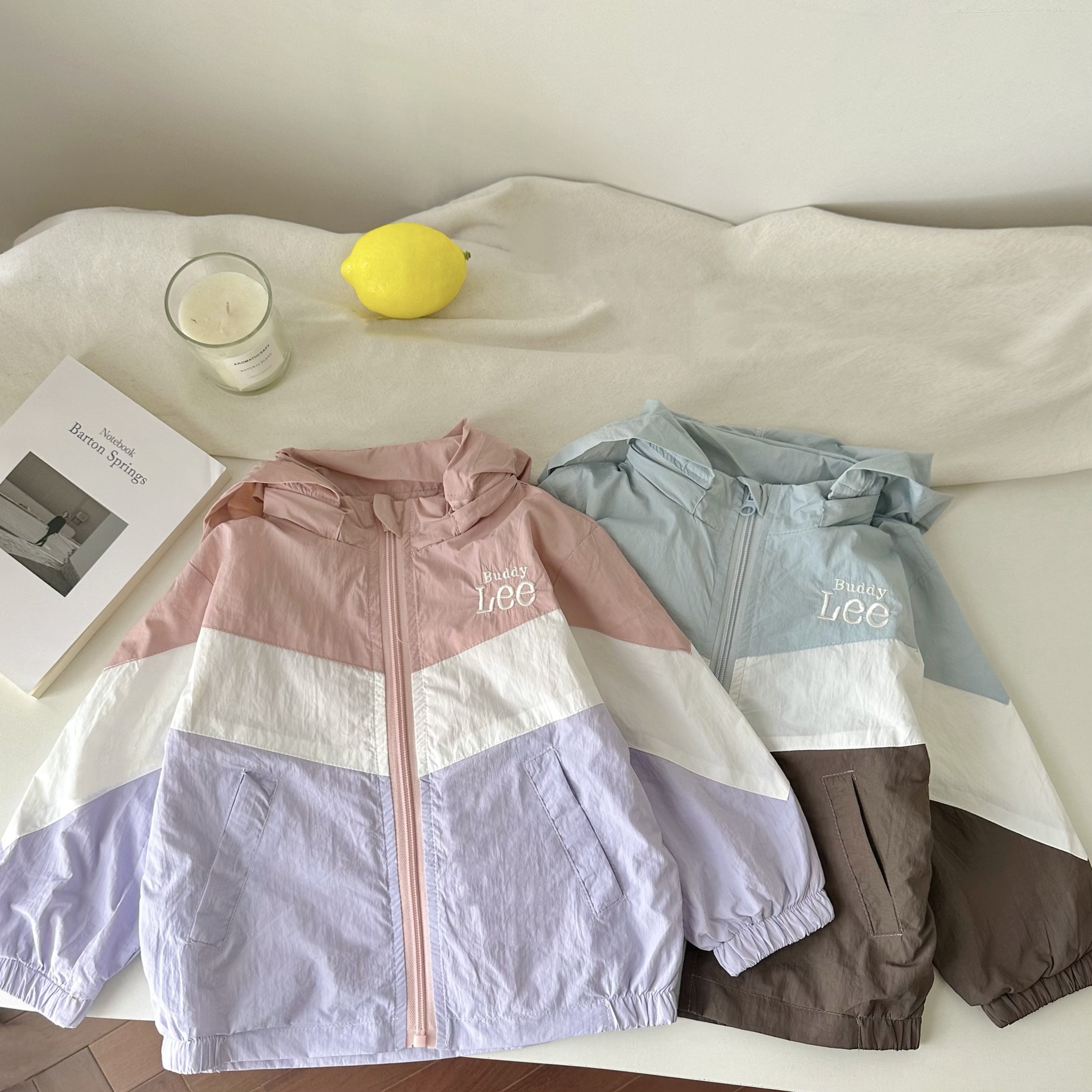 Одежда для защиты от солнца для детей, весна и лето 2025, японский стиль, повседневная ветронепроницаемая куртка