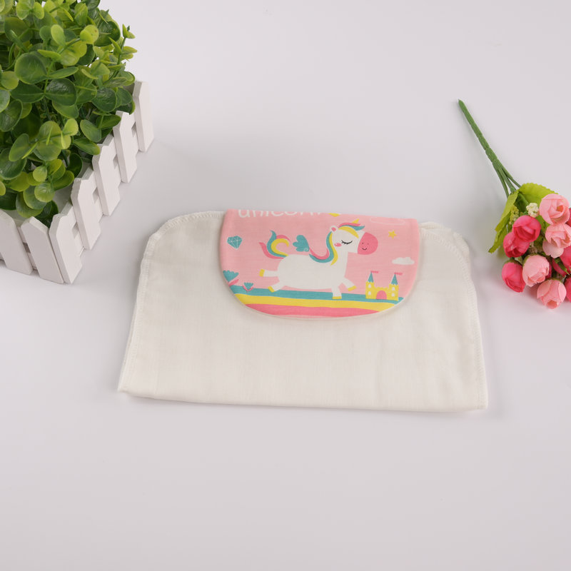 Baby sweat towel girls summer kindergarten baby 1-3 years old cotton gauze boy sweat towel pad back towel wholesale