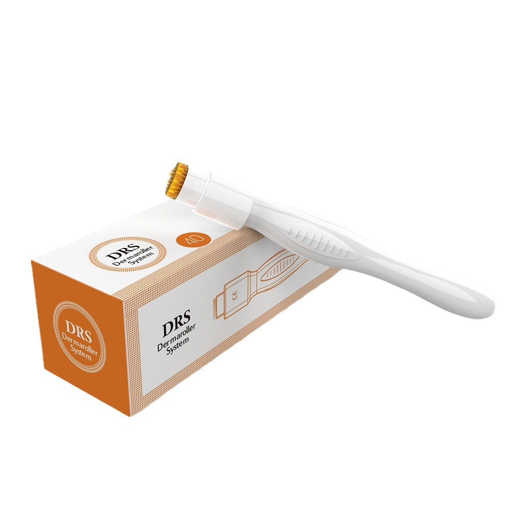 DRS40 Seal Micro-needle Beauty Stamp Press Partial Scalp Medicine Hair Growth Needle Roller Acupuncture Needle Skin