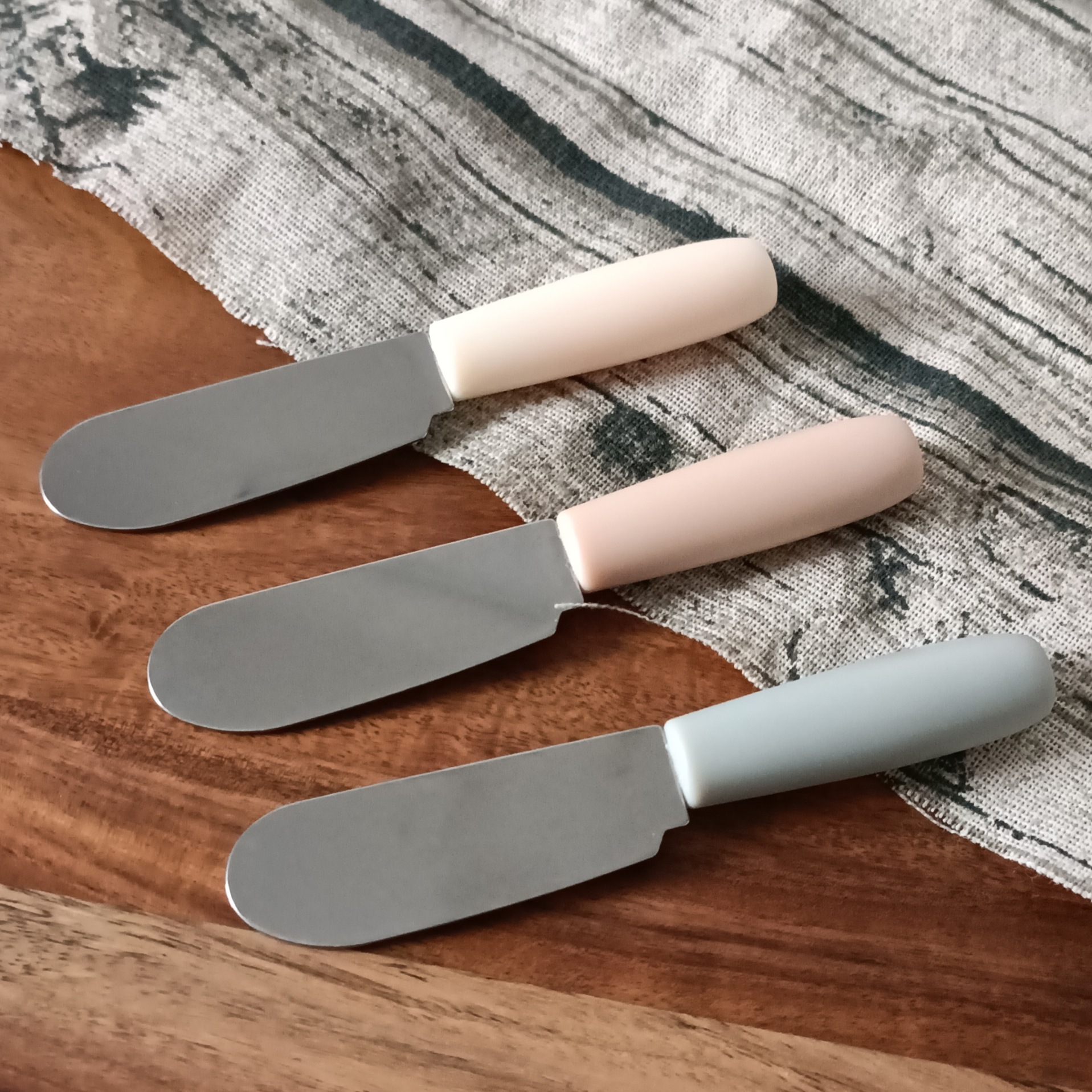 Западный нож для масла, нож для масла из нержавеющей стали, нож для хлеба, лопатка для варенья сыра, нож для масла, круглая ручка для намазывания тоста