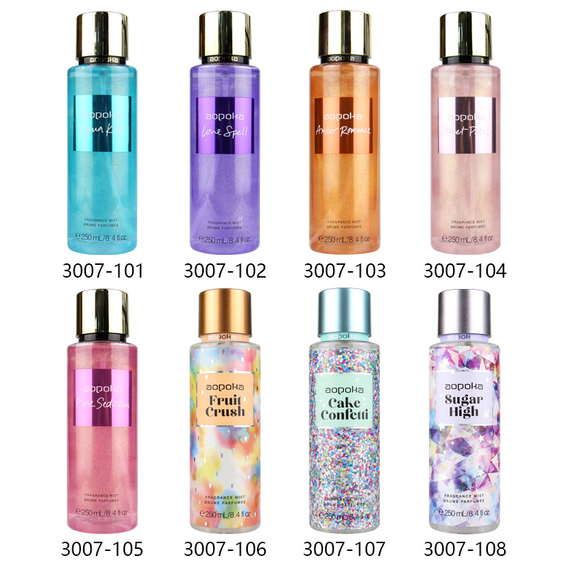 Cross-Border Popular Export Unisex Perfume Body Spray Perfume Fragrance Gift Box Customized Long-Lasting 250ml