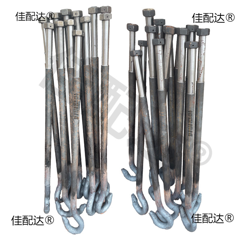 Hook-Type Shot Blasting Machine Accessories 1 Ton 2 Tons 3 Tons 5 Tons Forged Round Steel Wear-Resistant Hook Hoisting Assembly Self-Rotating Gear