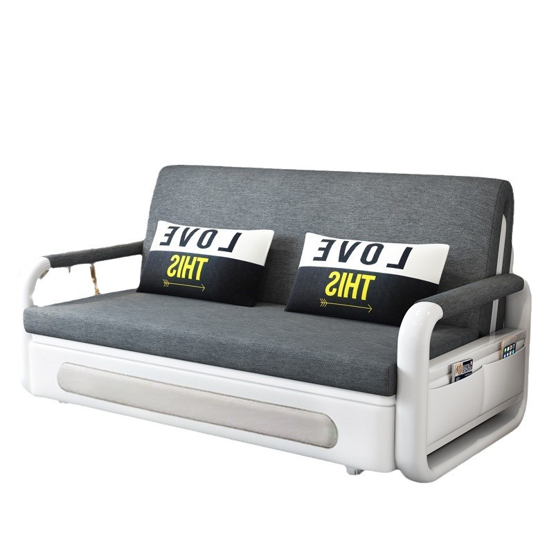 New Sofa Bed Folding Simple Sofa Foldable Fabric Small Apartment Rental House Telescopic Comfortable Folding Bed