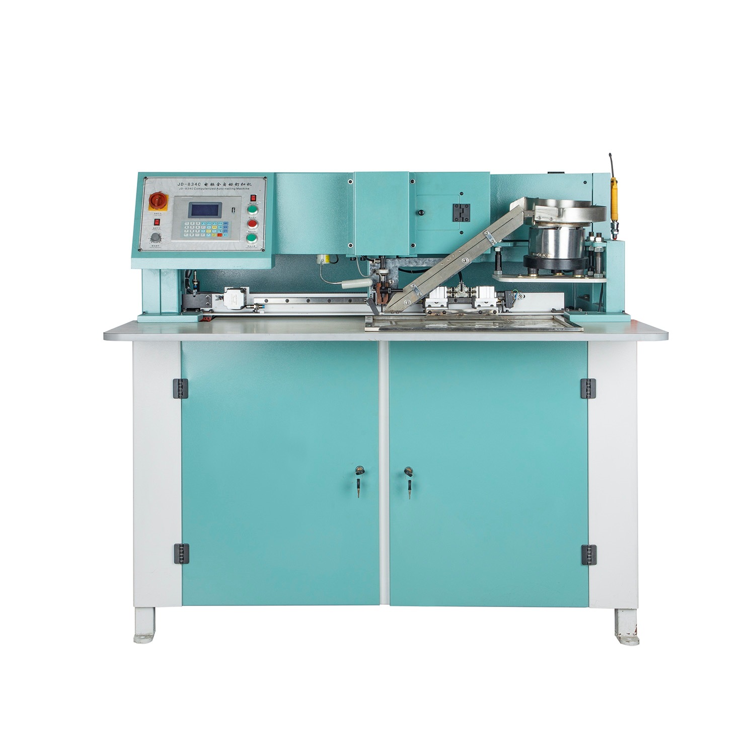 Computer typesetting automatic four-claw machine suitable for all kinds of luggage vamp clothing nail four-claw nail pattern