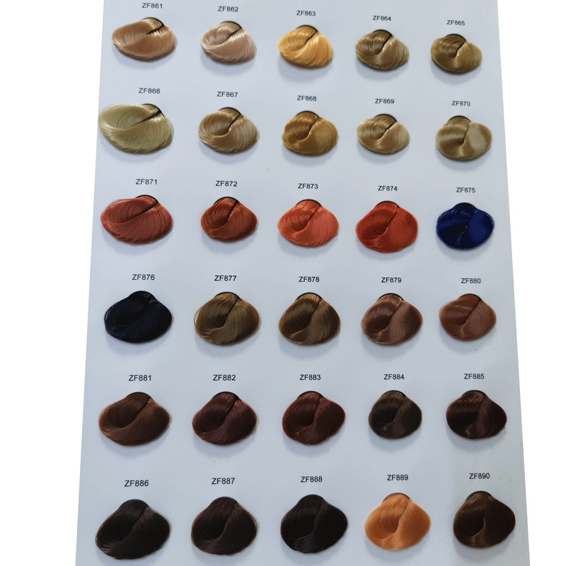 Manufacturers SuPPly Barbie Hair Pp Wig Straight Curly Hair Silk Vinyl Toy Doll Hair