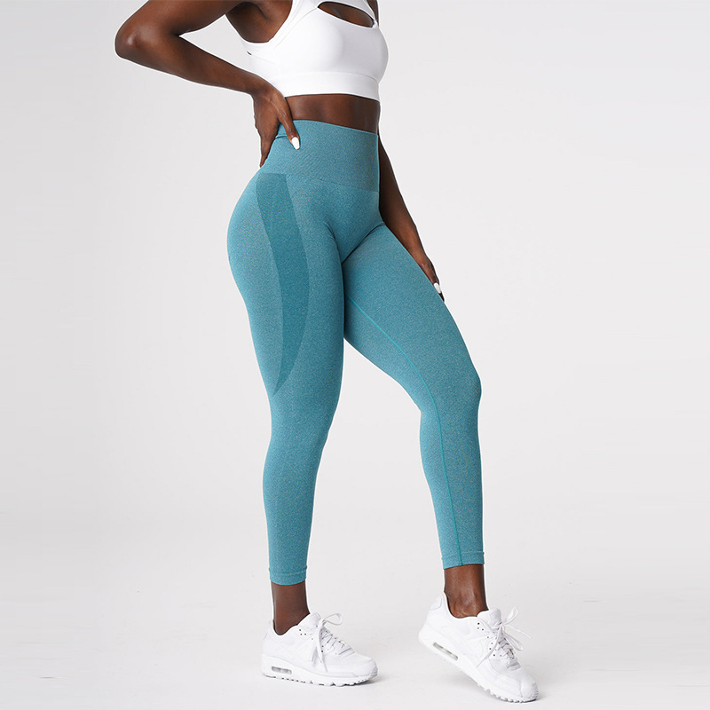 Seamless Tight Sports Shorts Fitness Wear Yoga Trousers Pants Hip Tight Yoga Bra suit