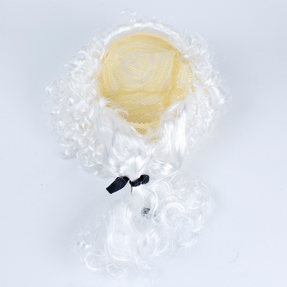 Halloween Performance Props Tail-tied Children Adult Judge Wig Role-playing European and American Duke Lawyer Headgear