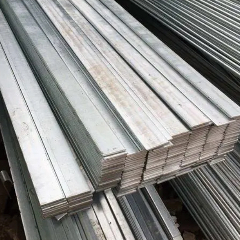 Factory wholesale hot dip galvanized flat steel strip flat iron black flat steel cold drawn cold drawn flat steel Q235B hot dip galvanized flat iron