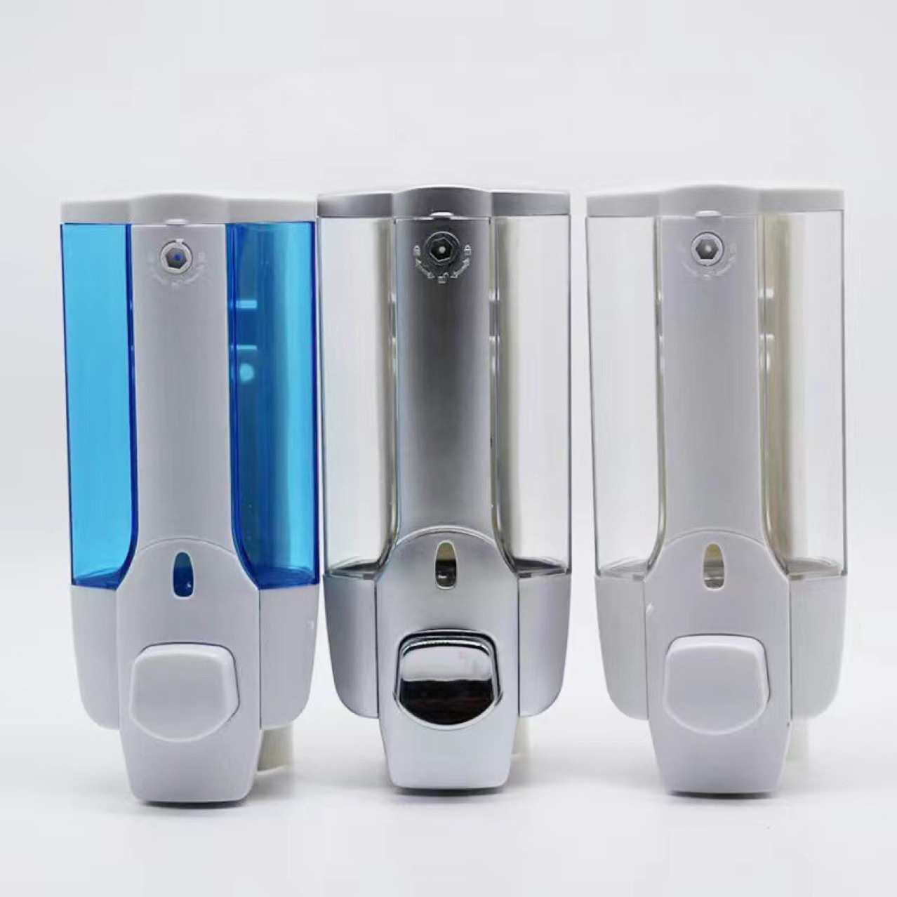 Настенный диспенсер для дезинфицирующего средства на 350 мл, ручной, для отелей