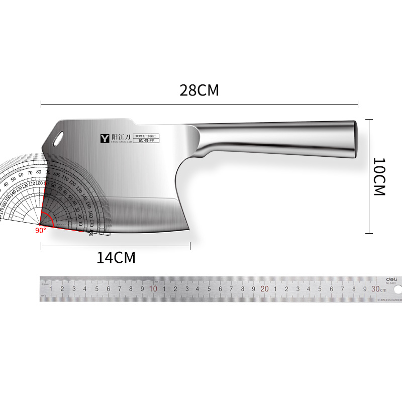 Bone Chopping Knife, Special Knife for Chopping Bones, Household Thickeneded Heavy-Duty Bone Chopping Knife, Butcher's Special Knife for Chopping Beef, Sheep and Pig Bones